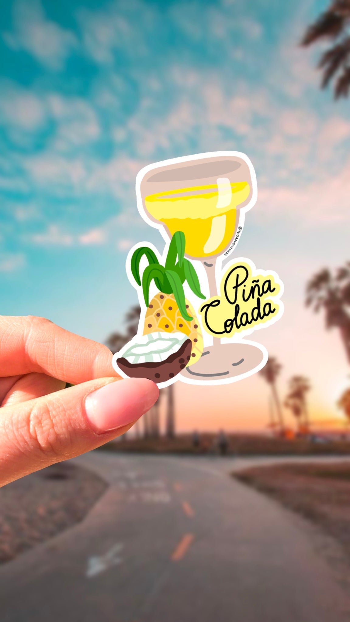 Naklejka - Pina Colada