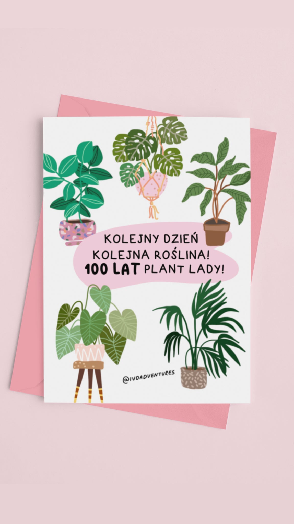 Kartka - Plant Lady