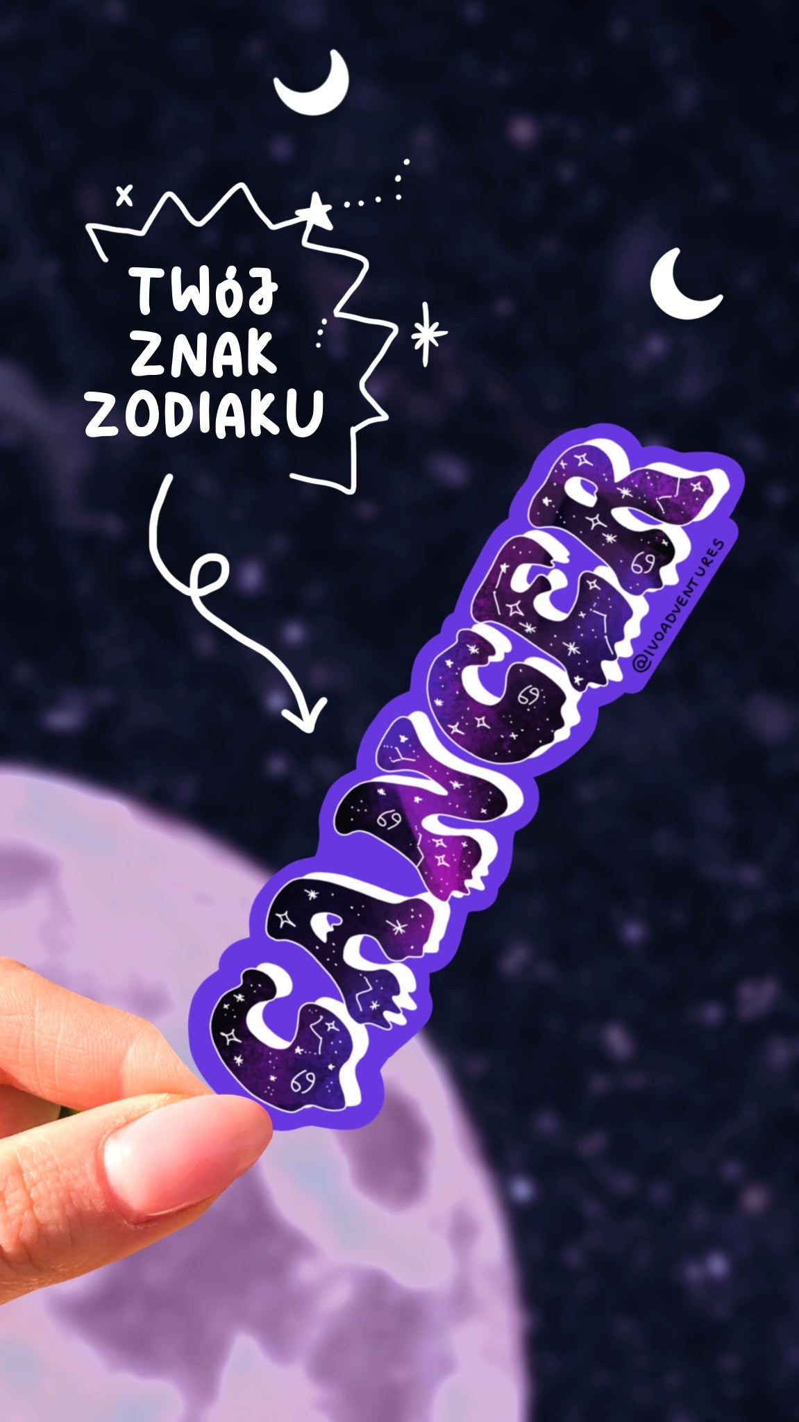 Naklejka - Zodiak - Cancer – Rak