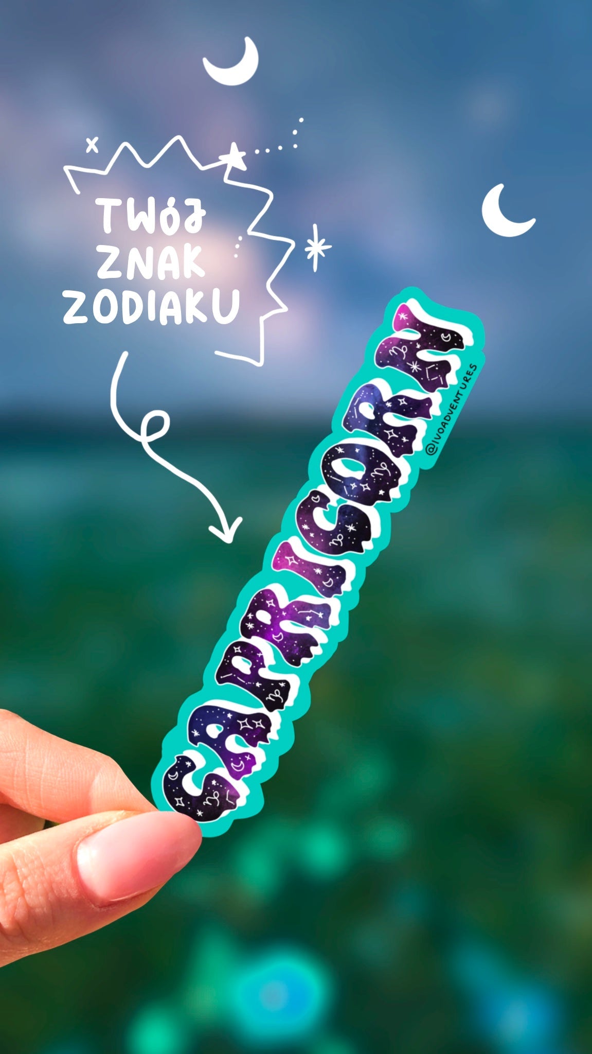Naklejka - Zodiak - Capricorn – Koziorożec