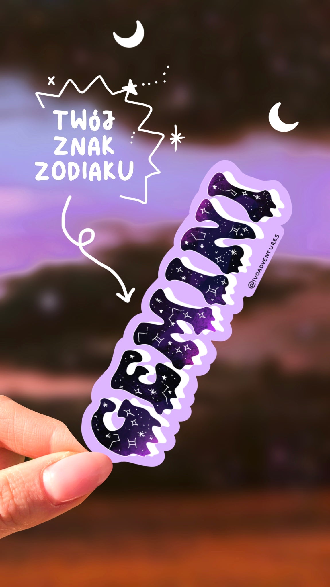 Naklejka - Zodiak - Gemini – Bliźnięta