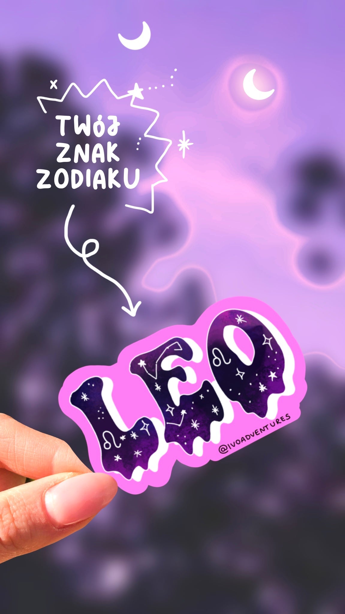 Naklejka - Zodiak - Leo – Lew