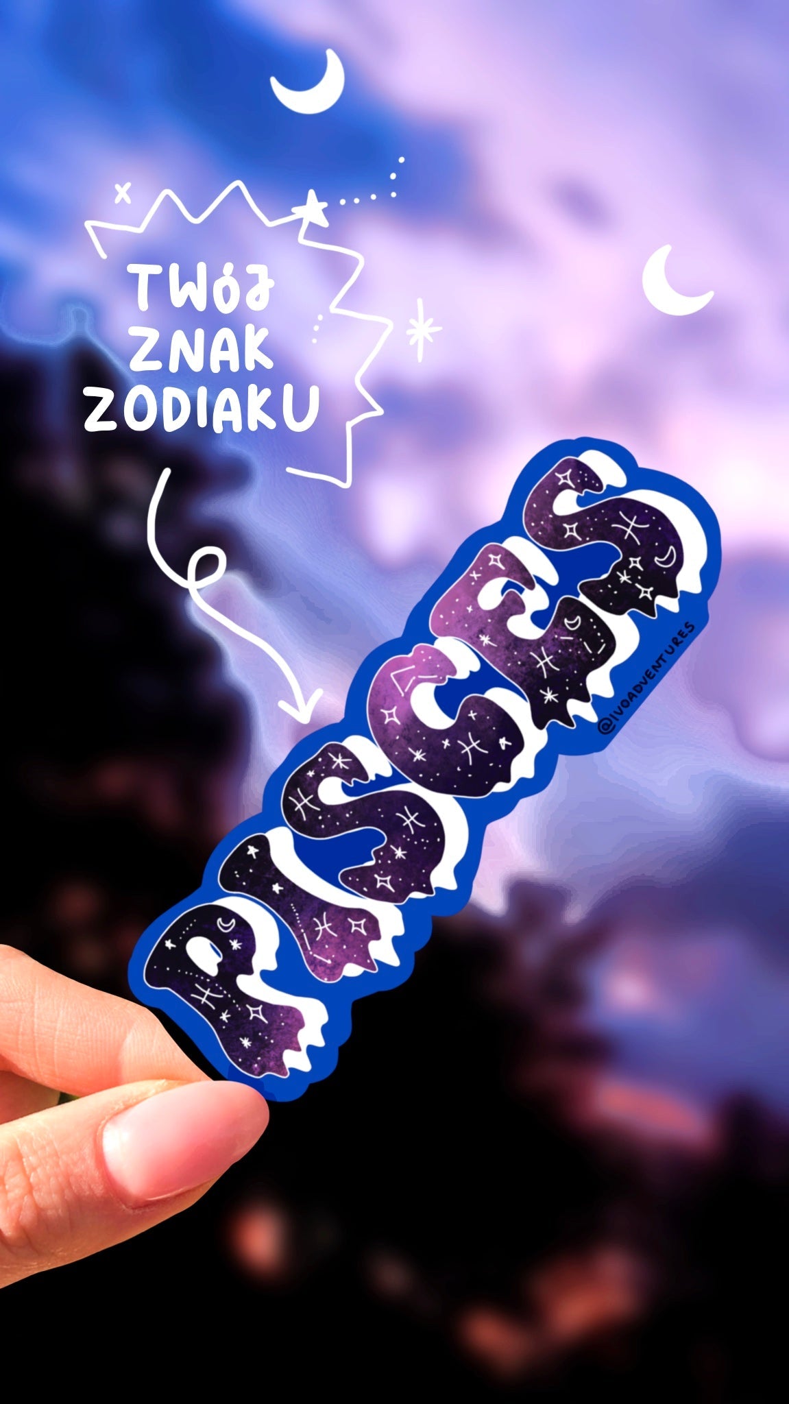 Naklejka - Zodiak - Pisces – Ryby