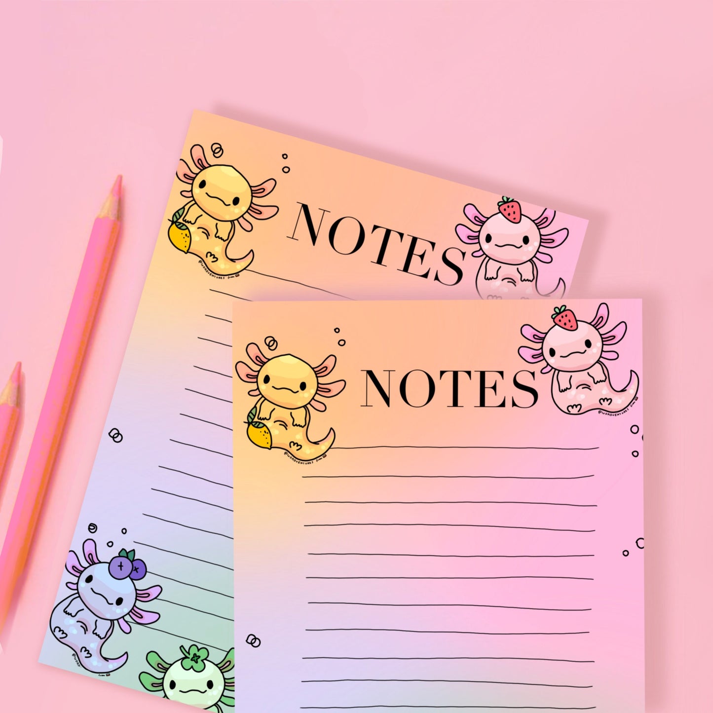 Notes - Axolotle 📓🦎