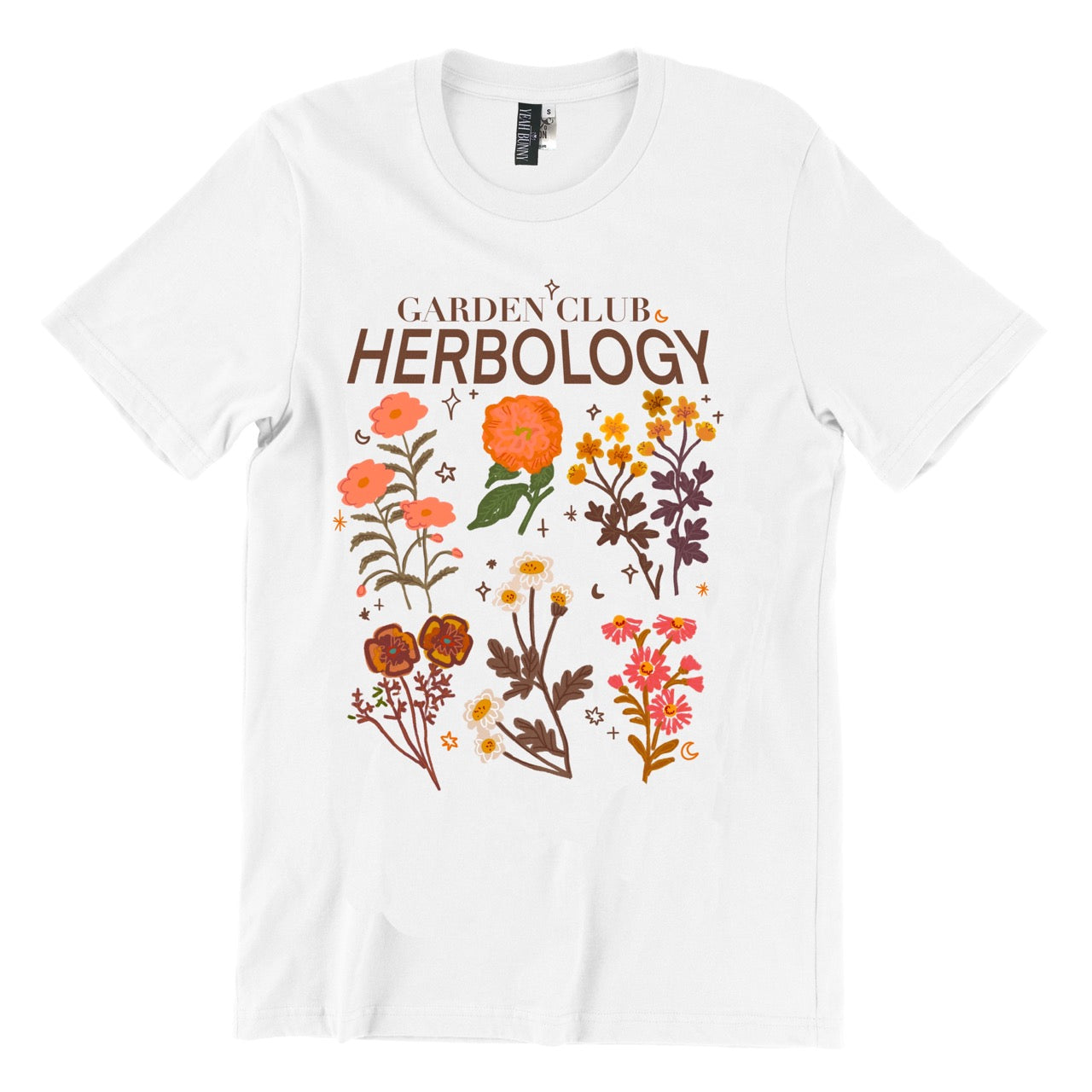 T-shirt biały Garden Club Herbology