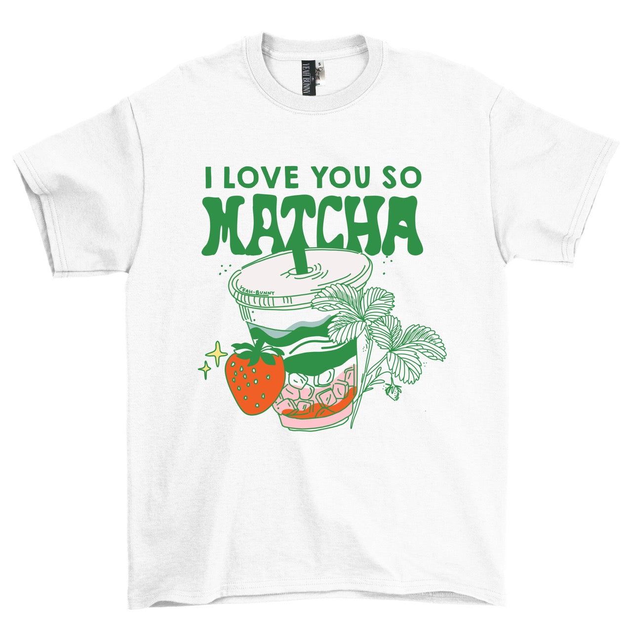 T-shirt “I Love You So Matcha” 🍓💚