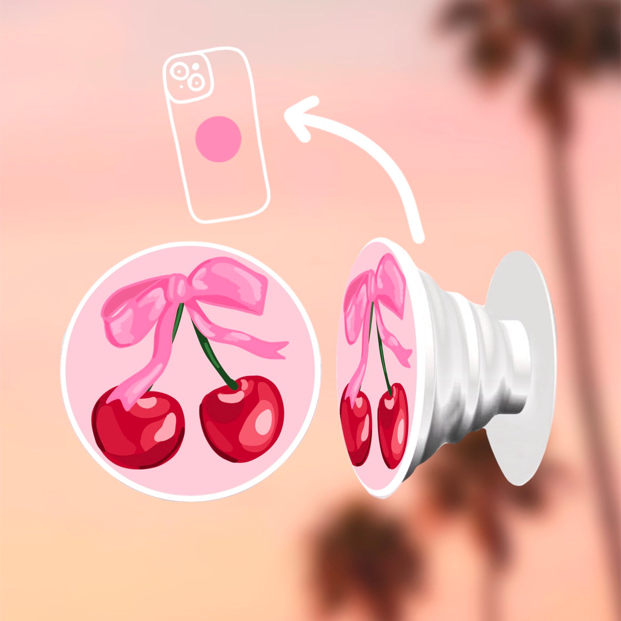 Socket do telefonu - Wisienki