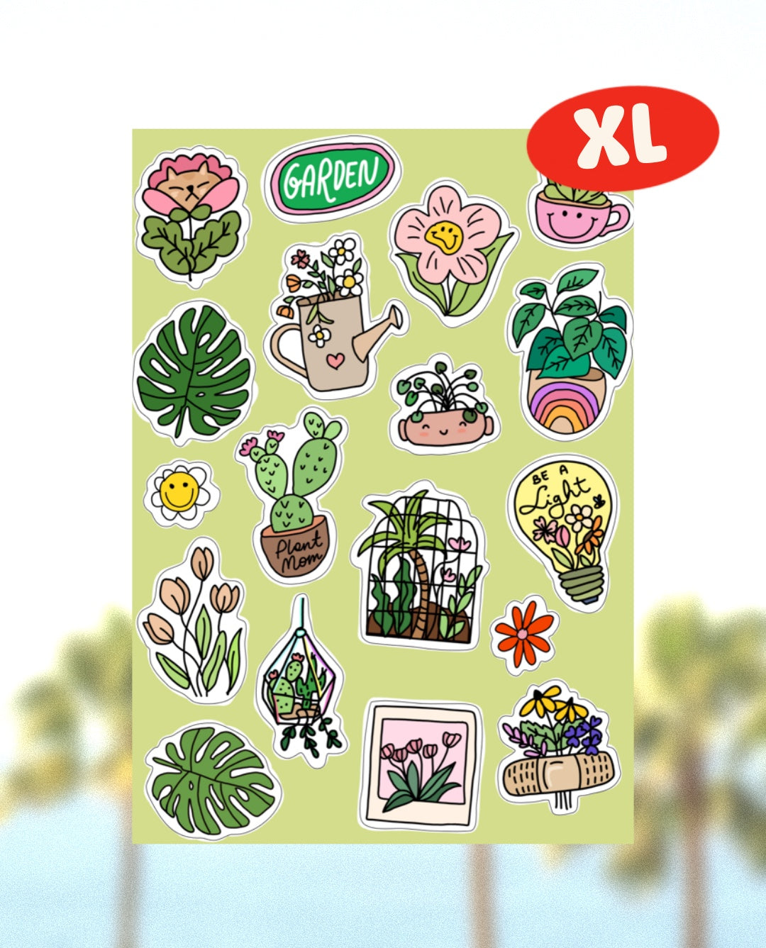 Naklejki Arkusz Plant Lover XL