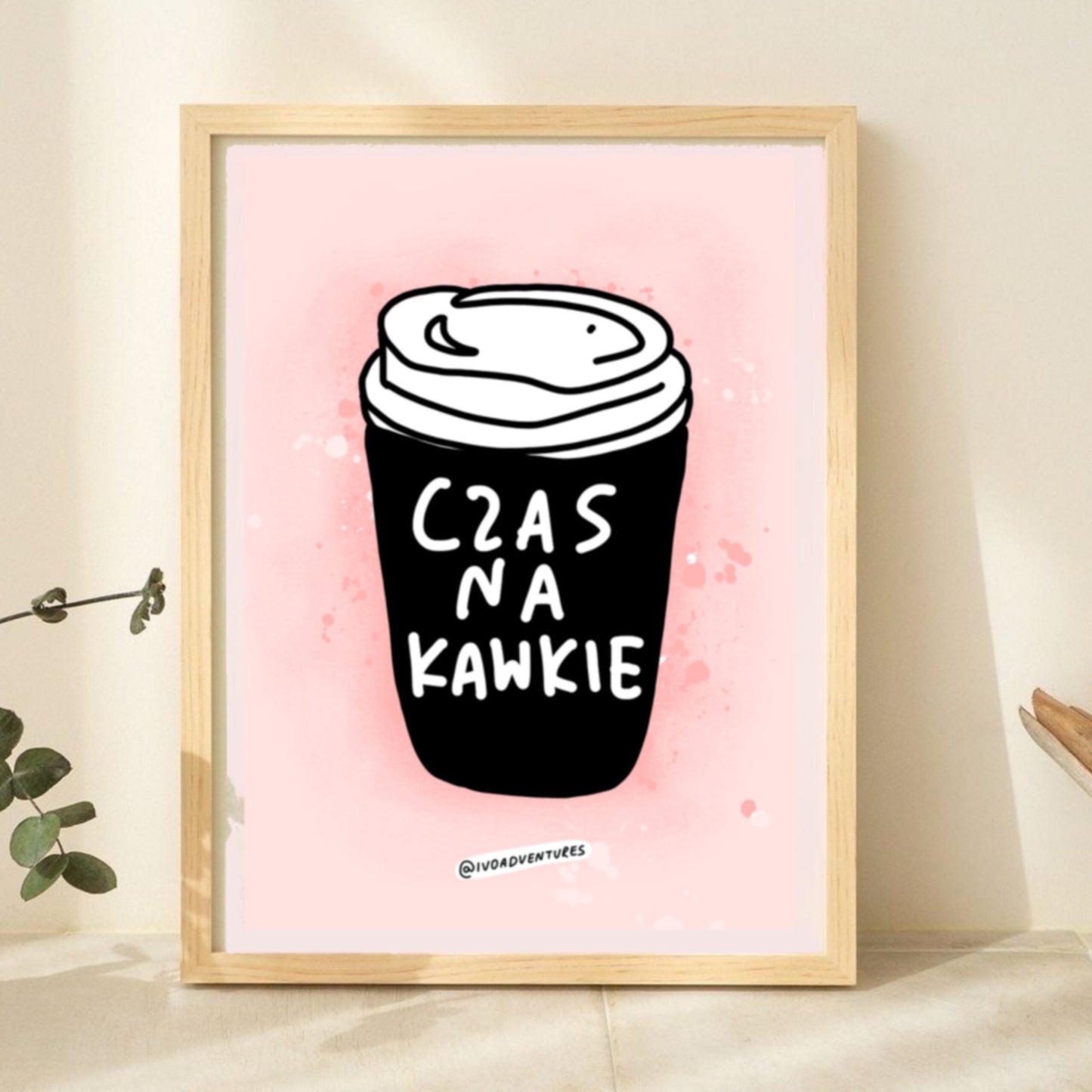 Plakat Czas na Kawkie!