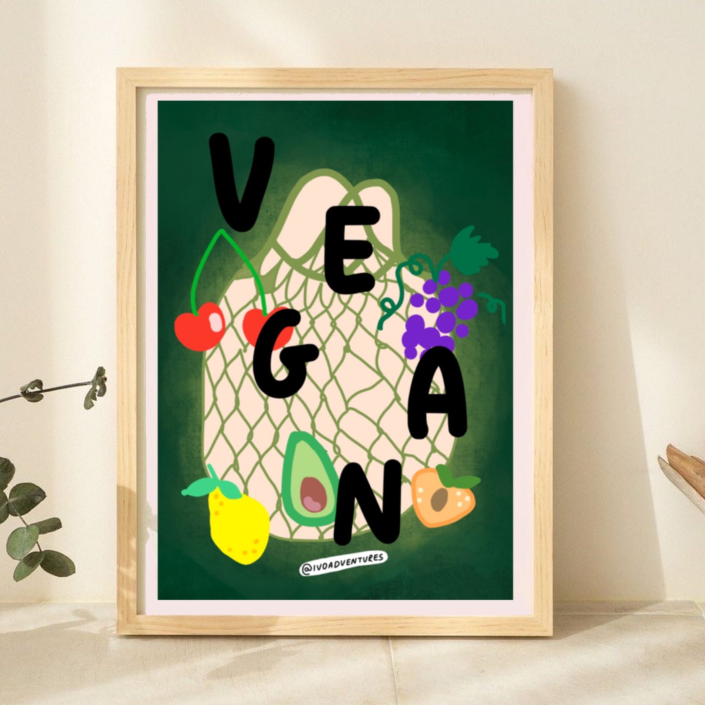 Plakat VEGAN
