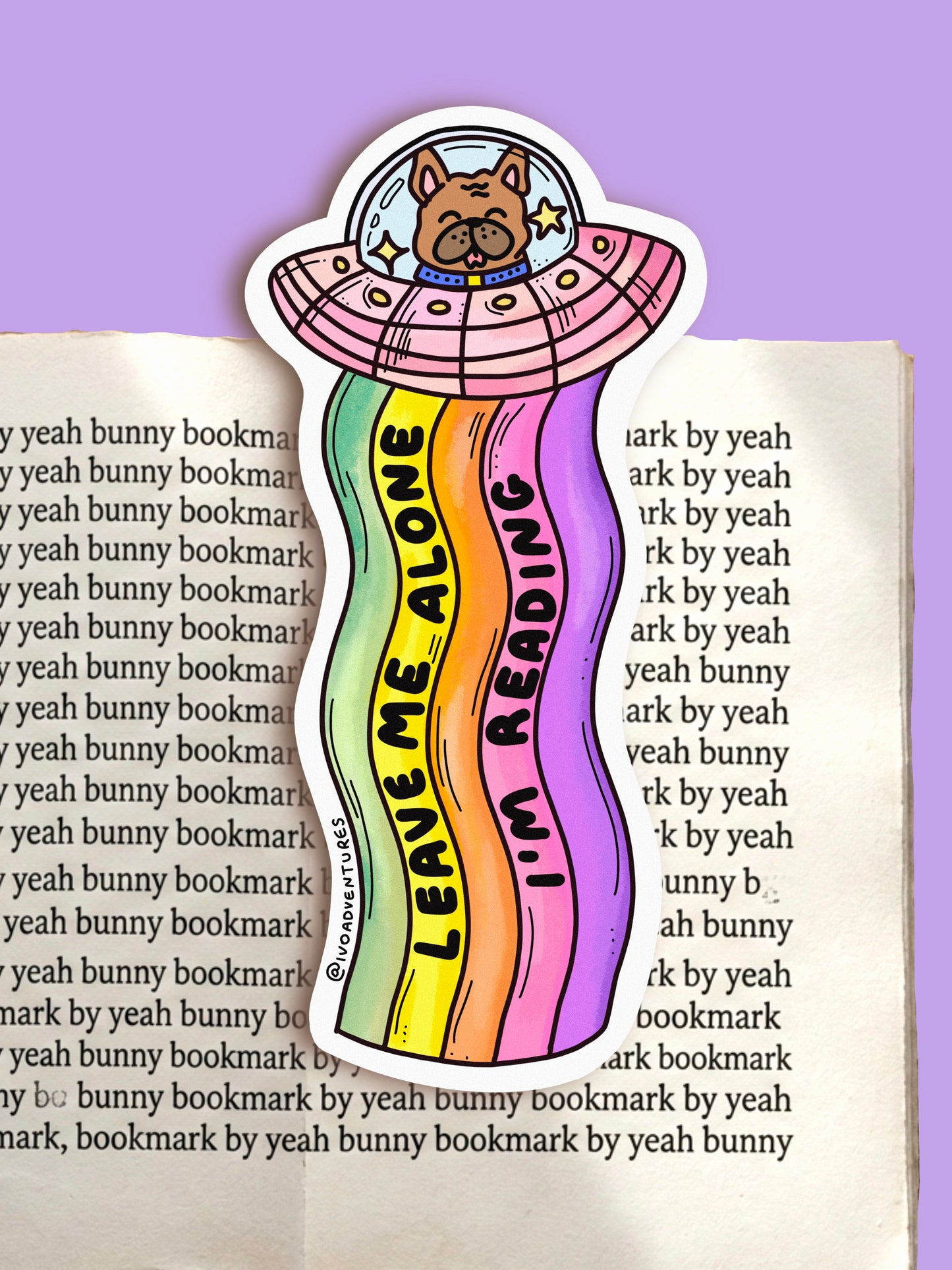 🛸 Zakładka do książki - KOSMICZNY buldożek