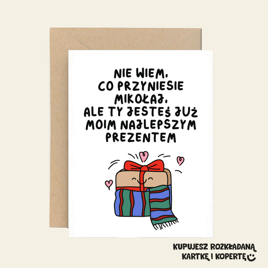 Kartka Świąteczna - Najlepszy Prezent