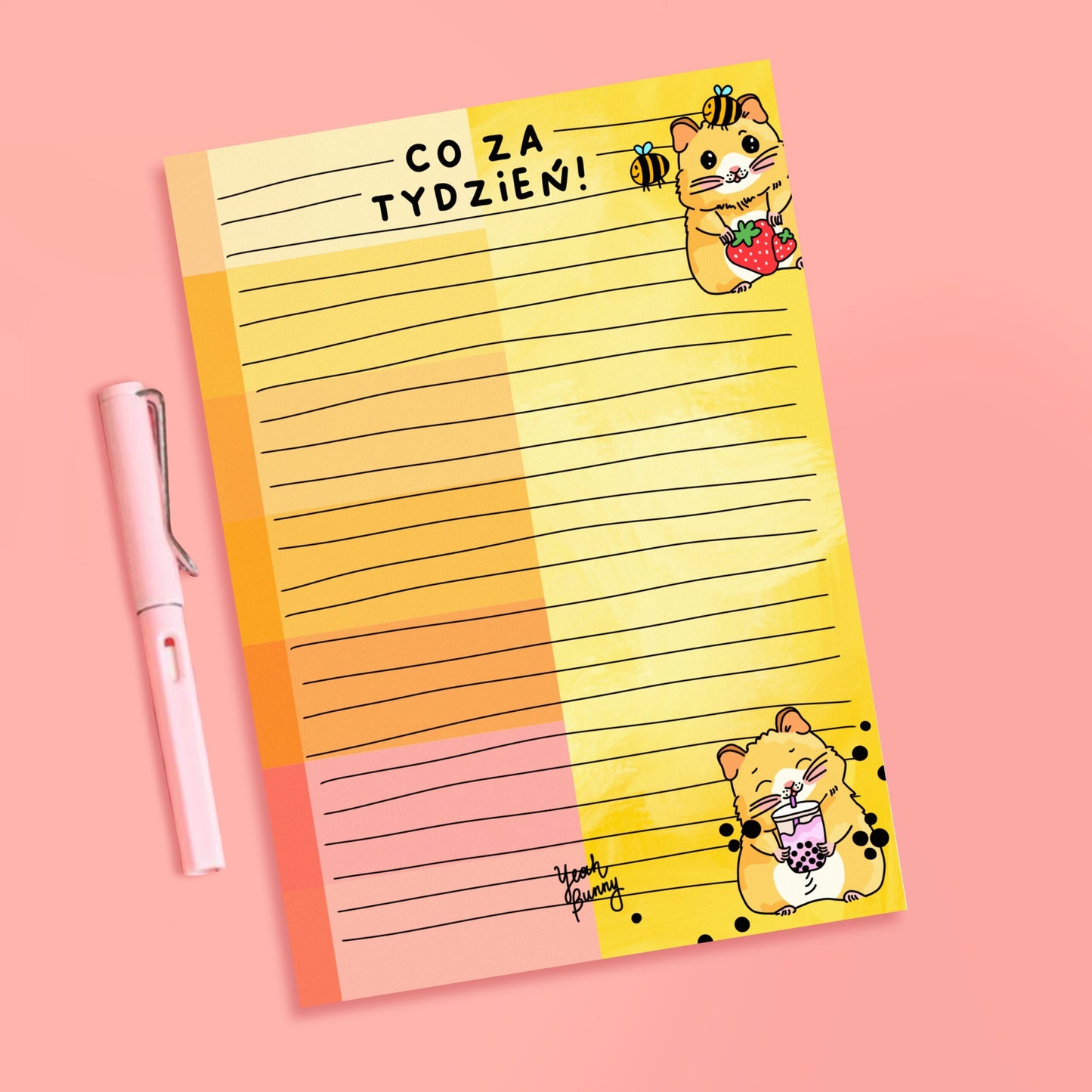 Notes słodkie 💛Chomiczki - Chomiki