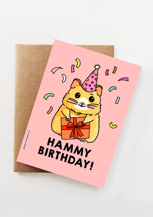 Kartka - Hammy - Chomiczek