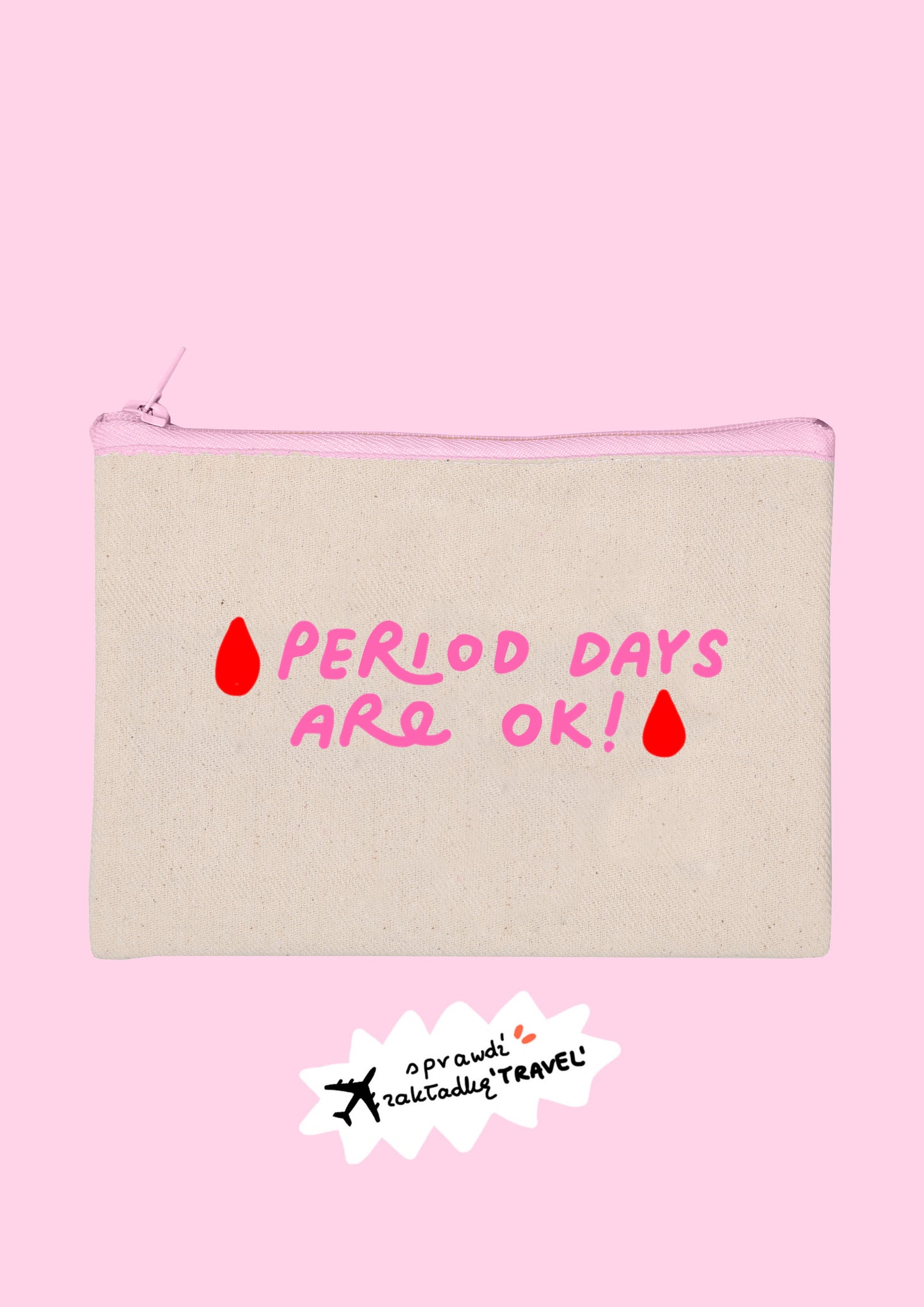 🌱Eko kosmetyczka - 🩸 podpaśniczka Period days are OK