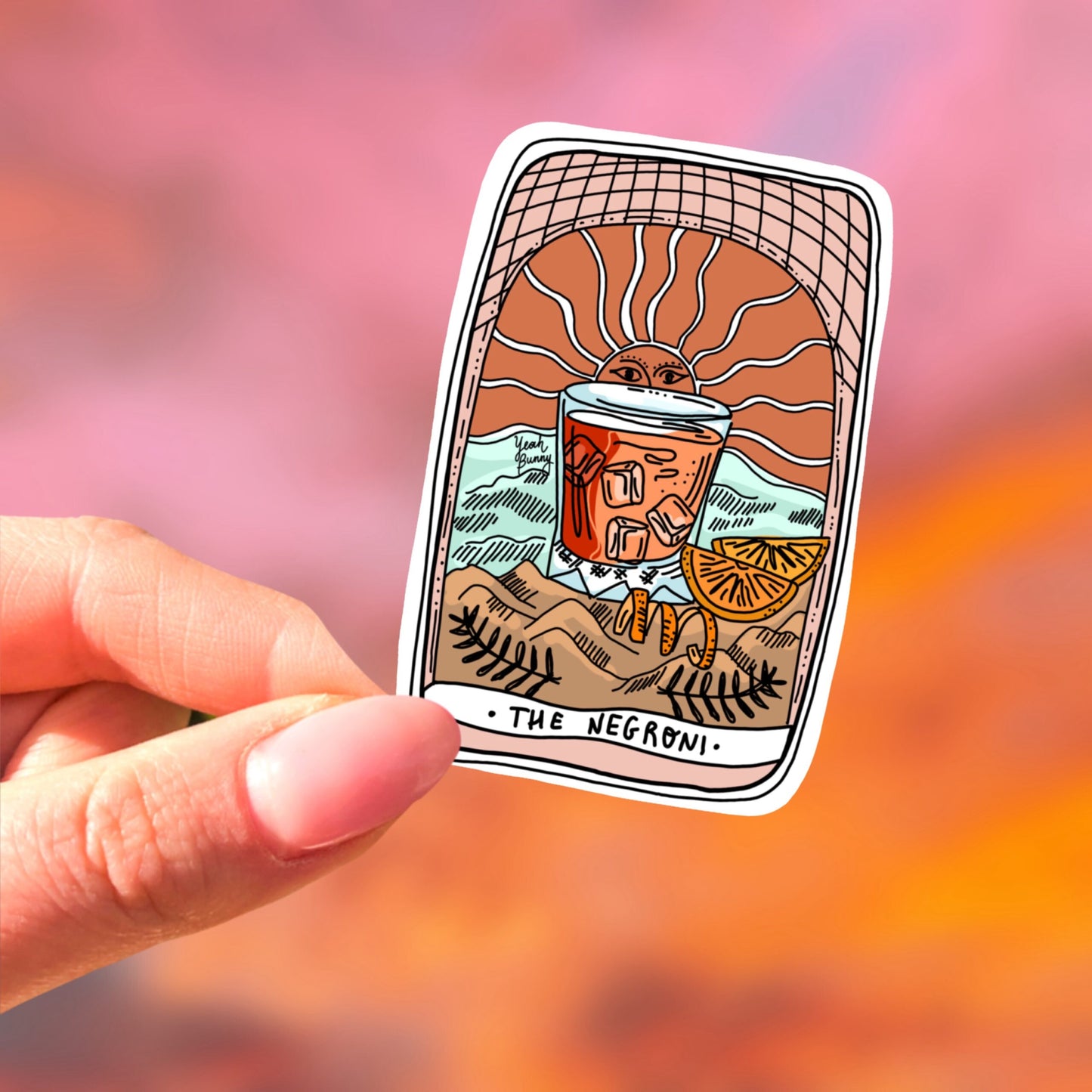 Naklejka - tarot THE NEGRONI