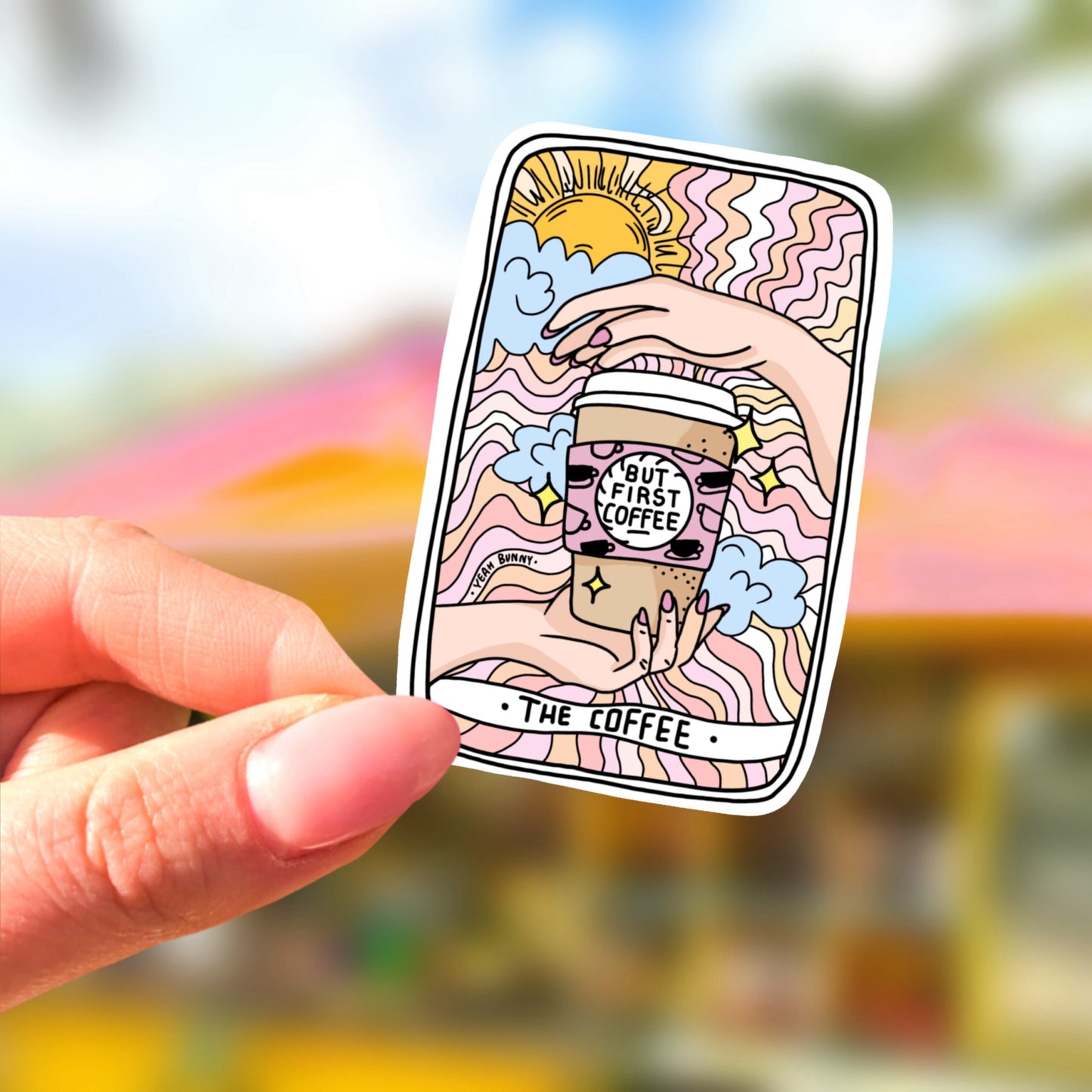 Naklejka - tarot THE COFFEE