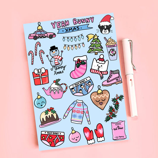 Naklejki Arkusz Pieski Nowy Jork Zimą