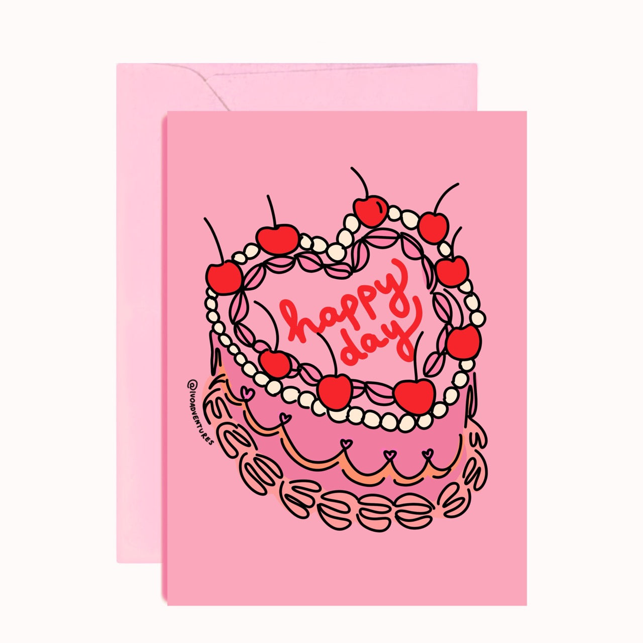 Kartka - Cake - Happy Day
