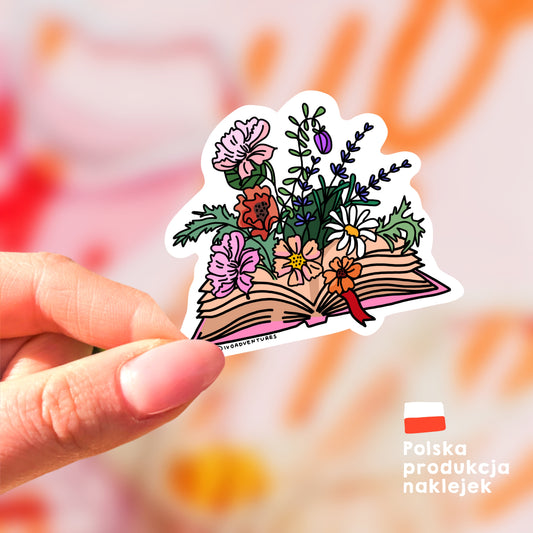 Naklejka - Książka Radości