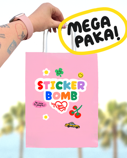 🌈🏆 STICKER BOMB  💣 - mega paka naklejek