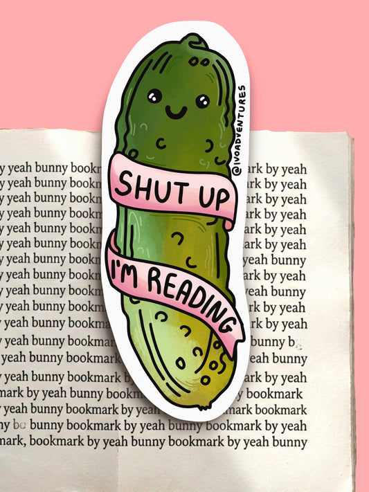 🥒 Zakładka do książki - OGÓREK SHUT UP