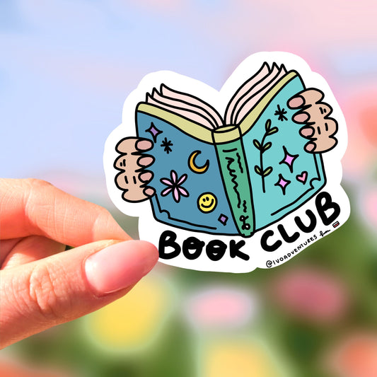 Naklejka Książka Book Club