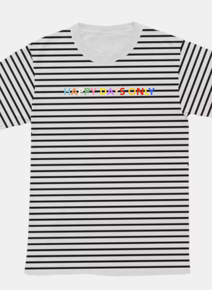 T-shirt – paseczki HAPPY DAYS ONLY