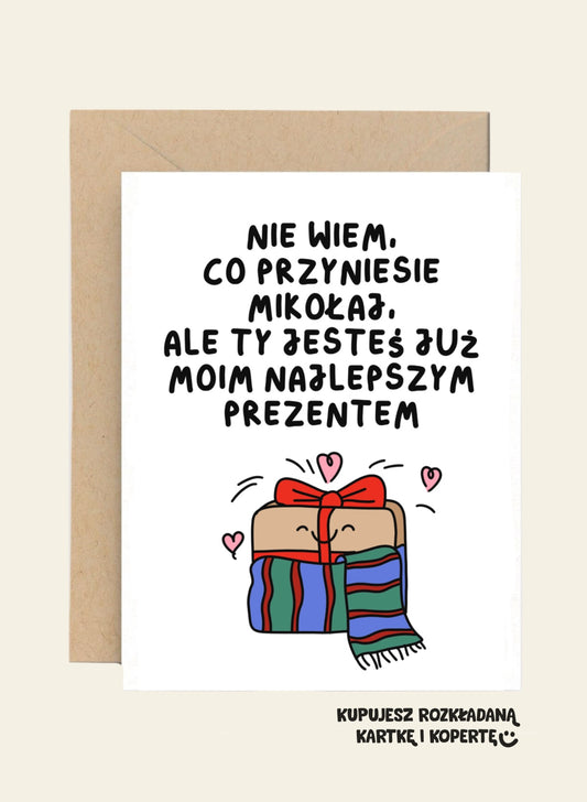 Kartka Świąteczna - Najlepszy Prezent