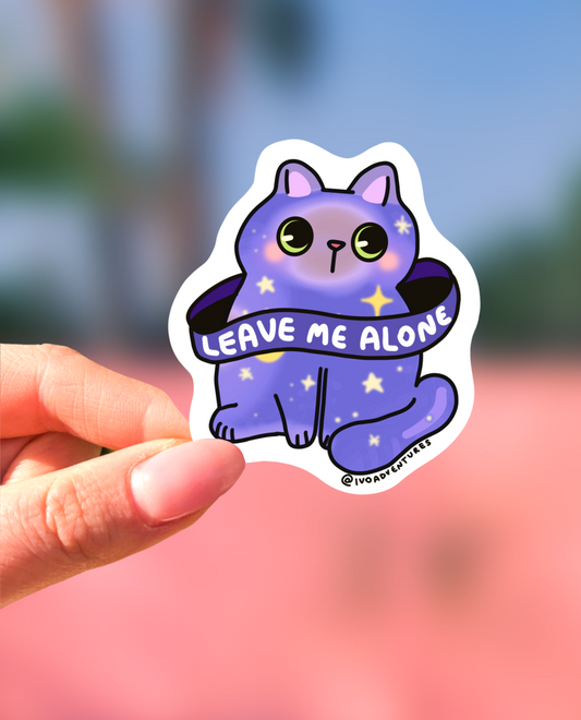 Naklejka - Sweet Kotek – Leave Me Alone