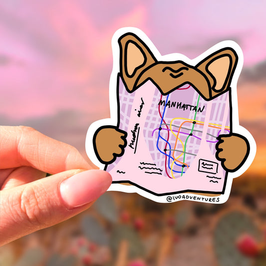 Naklejka - Piesek - Boguś MAPA