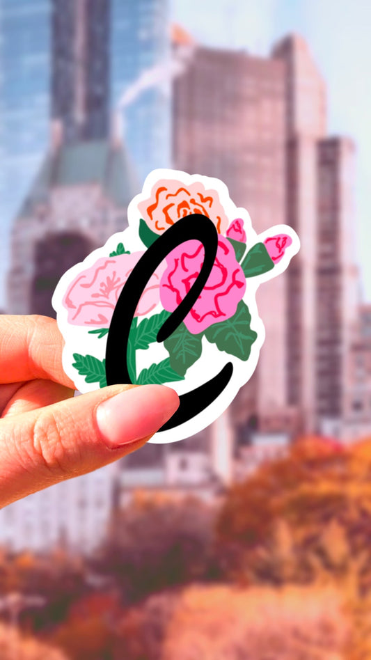 Naklejka - Inicjał - C