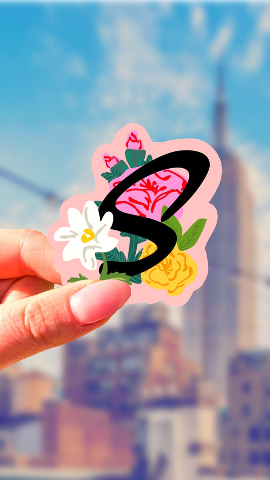 Naklejka - Inicjał - S