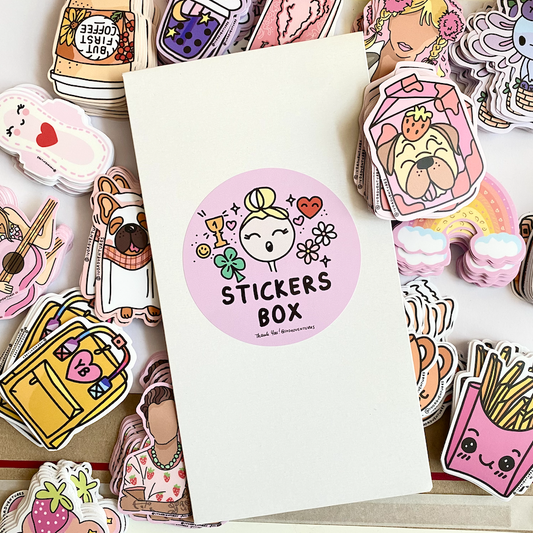 🌈🏆 STICKERS BOX  MAXI + Autograf IvoAdventures 10 NAKLEJEK
