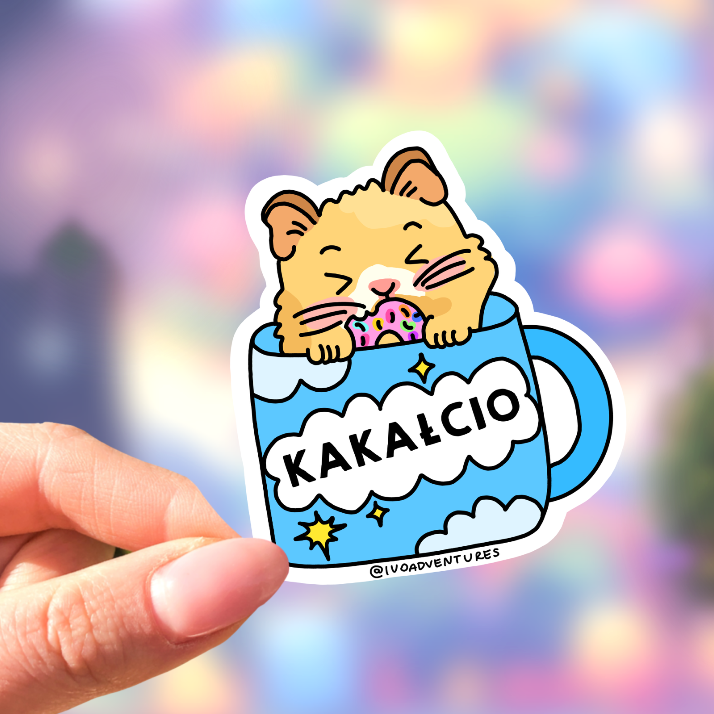 Naklejka Chomiczek Kakałcio
