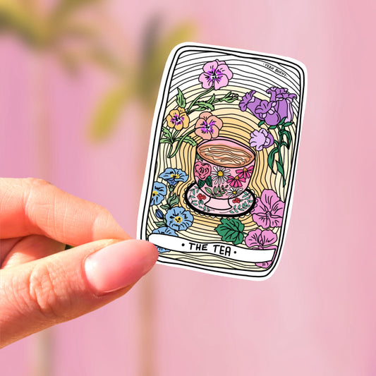 Naklejka - tarot THE TEA