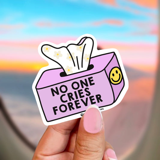 Naklejka - No one cries FOREVER