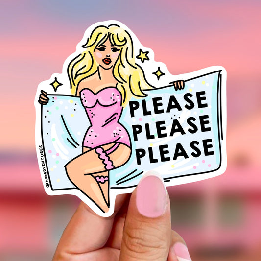 Naklejka - Sabrina - Please